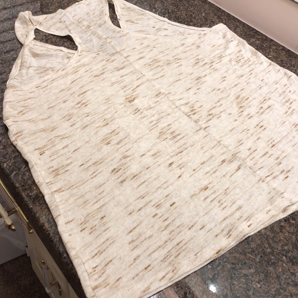 Massimo Dutti Cotton linen blend racerback tank - Picture 6 of 6